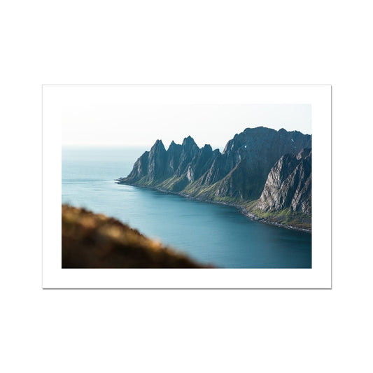 Devils Theet fine art print, Ersfjorden, Senja, Northern Norway, picture of the print